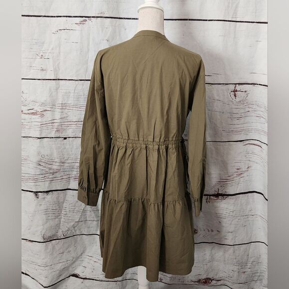 Rails Ivy Moss Long Sleeve Mini Dress Size Medium NWT - Picture 3 of 8